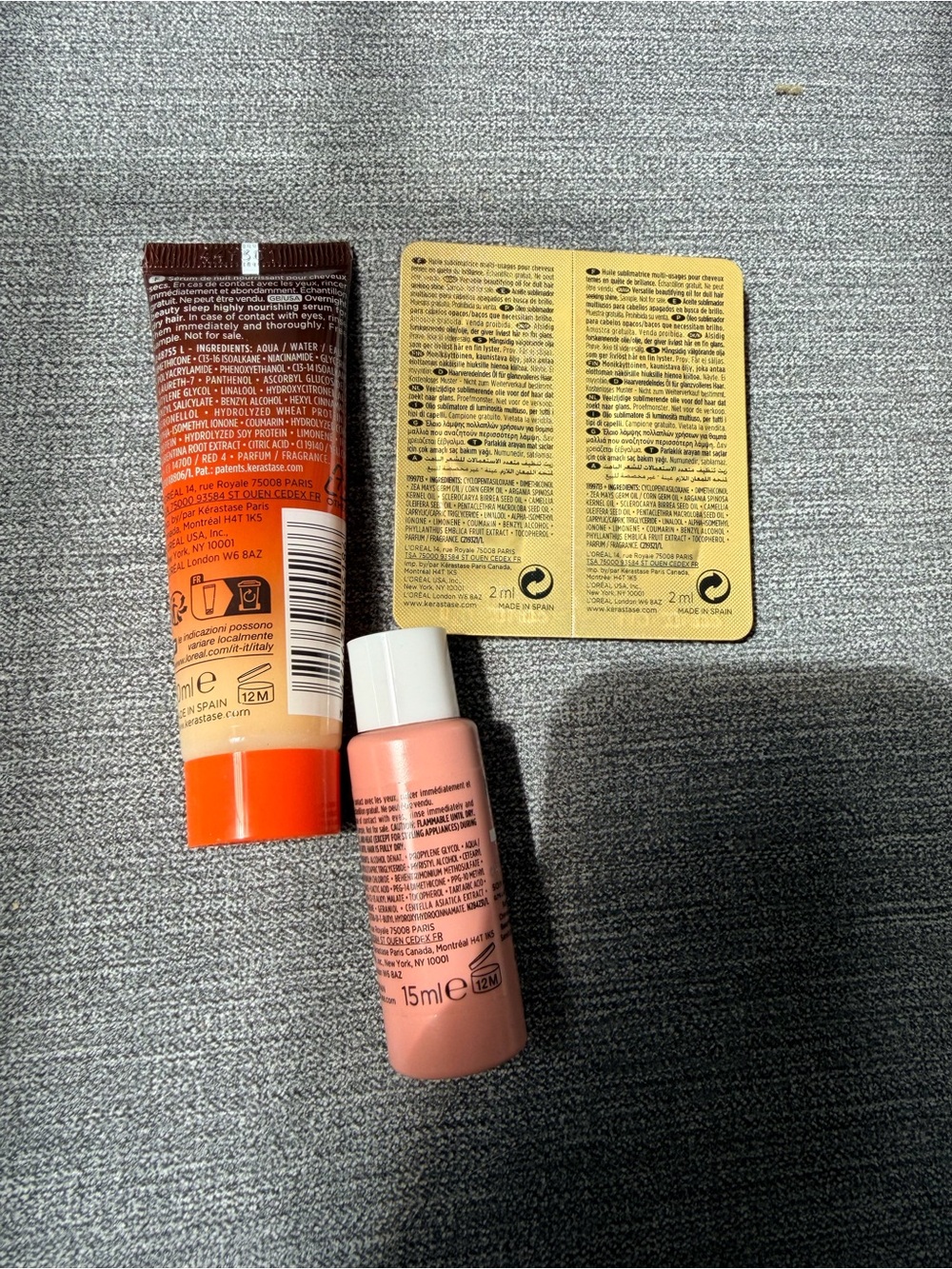 Kerastase minis and sample hair bundle - Picture 2 of 2